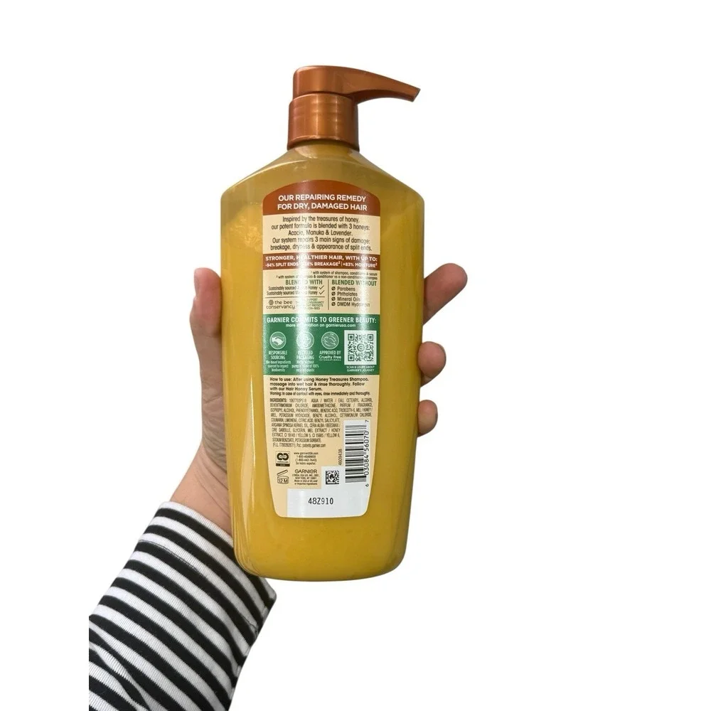 4 Garnier Whole Blends Honey Treasures Repairing Conditioners For Damaged Hair